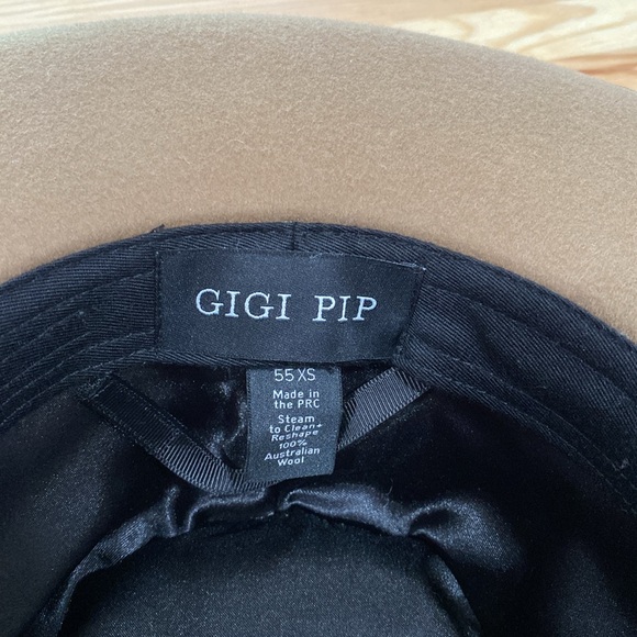 Gigi Pip Monroe Rancher Wool Hat Brown XS 55 - Picture 5 of 5